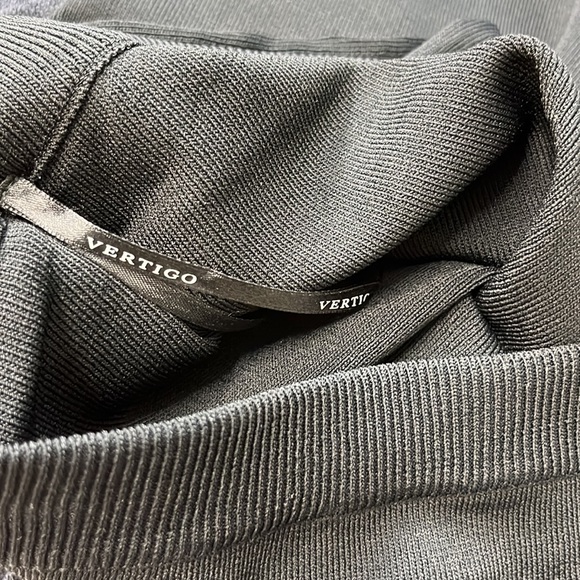 Vertigo Knit Jersey A Line Pencil Skirt - Picture 7 of 7